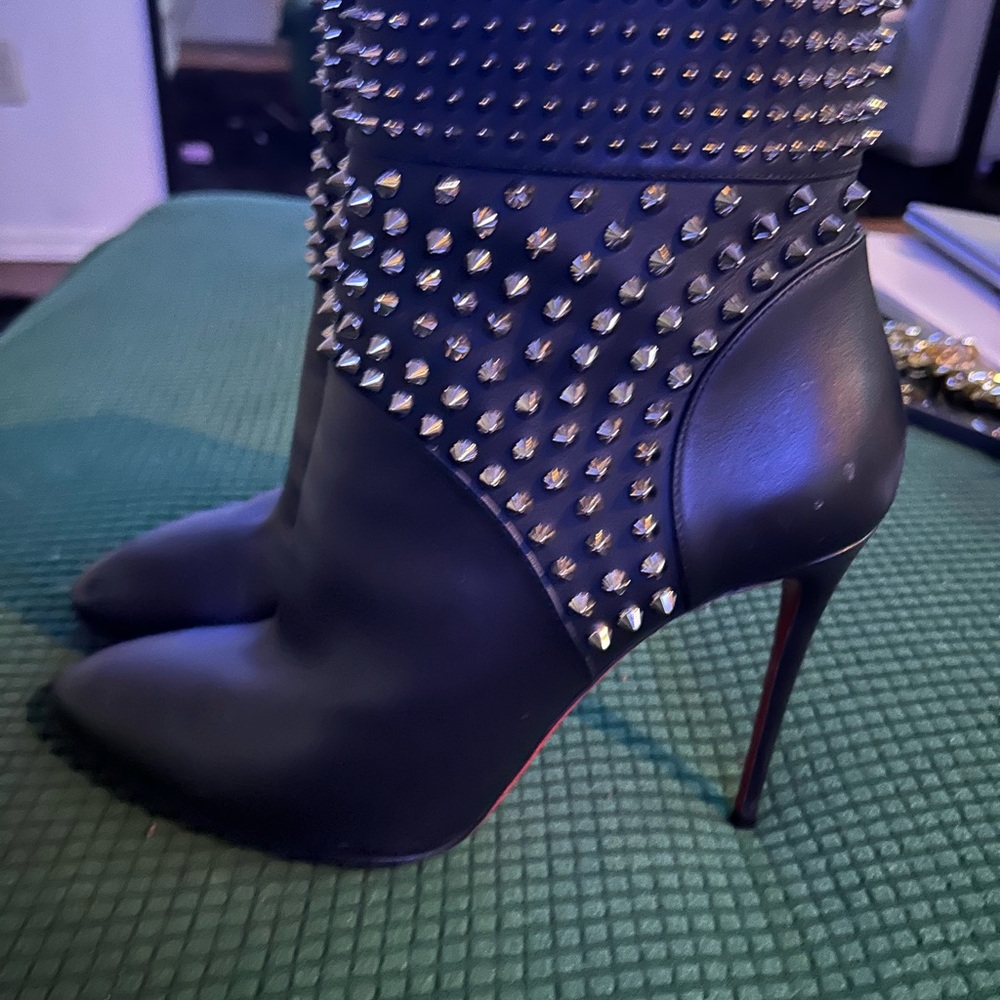 Spiked Christian Louboutin Bootie